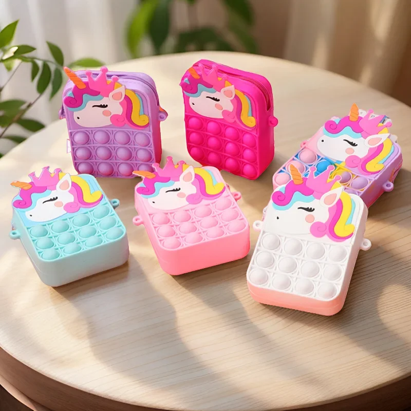 Monedero mágico de unicornio q - Mini Backpack Purse reseña y precio