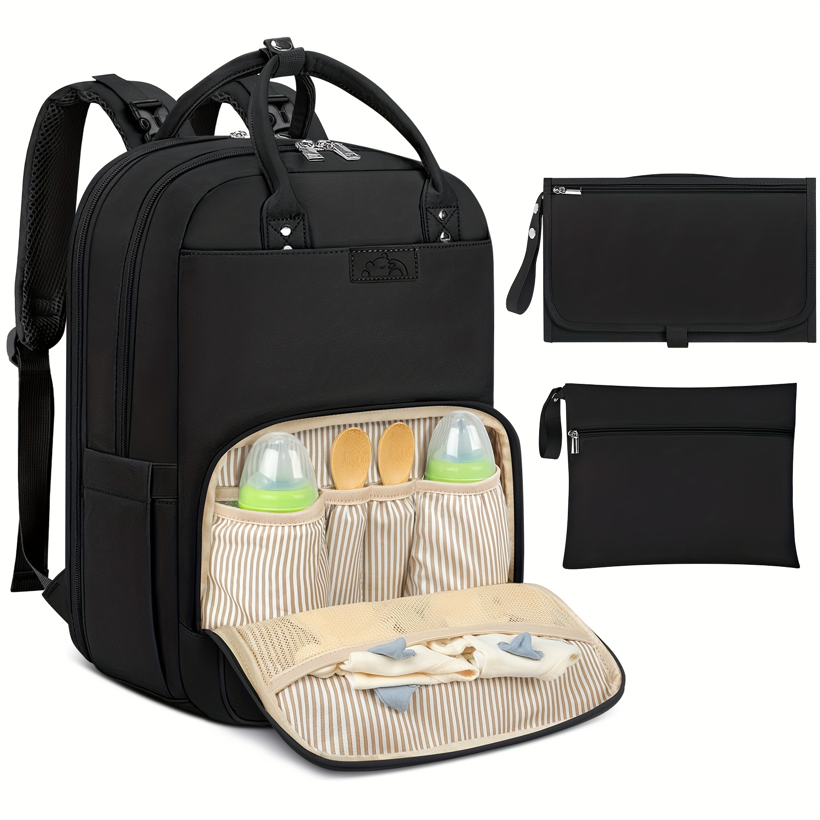 NEWHEY-mochila para cambiar pa - Backpack Diaper Bag reseña y precio